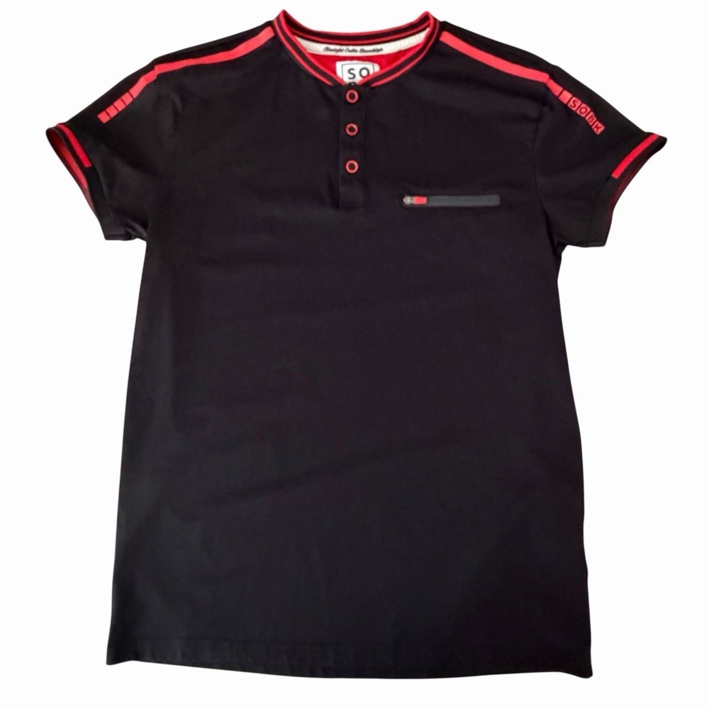 SOBK Straight Outta Brooklyn T-Shirt Streetwear Retro Black Red Supreme Cotton